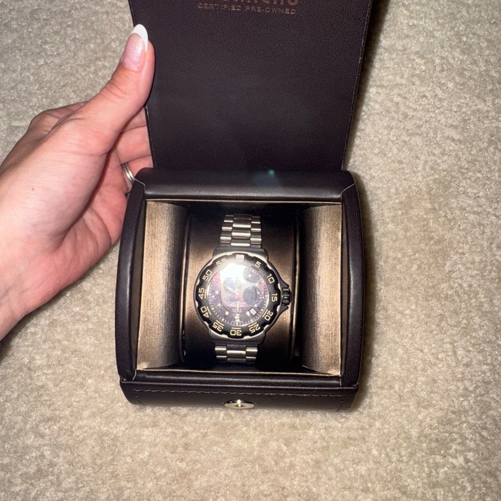 Tag Heuer formula 1 Silver and Black Men's Watch